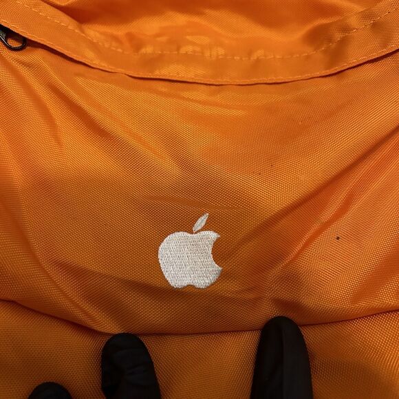 Vintage Apple iPhone Orange Lightweight Backpack IGear RARE 90s Embroidered - Picture 2 of 7